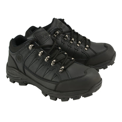 BAZALT-MBM9126-BAZALT-Men's Black Water & Frost Proof Leather Shoe-BLK-7