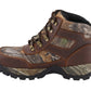 Men's Waterproof Brown Hiking Boot w/ Mossy Oak® Print