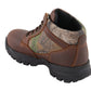 Men's Waterproof Brown Work Boot w/ Mossy Oak® Print