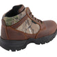 Men's Waterproof Brown Work Boot w/ Mossy Oak® Print