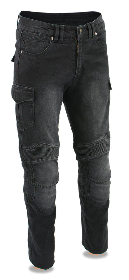 Men's Armored Straight Cut Denim Jeans Reinforced w/ Aramid® by DuPont™ Fibers