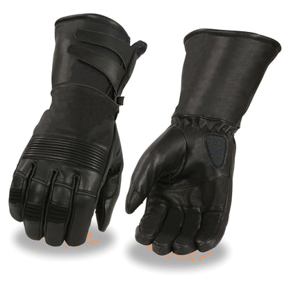 Men's Thermal Lined Gauntlet Gloves w/ Extra Long Cuff