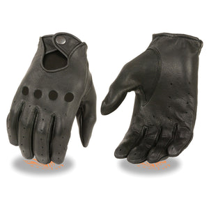 Ladies Leather Unlined Proffesional Driving Gloves