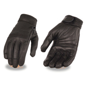 Ladies Premium Leather Riding Glove w/ Gel Pam & Flex Knuckles 