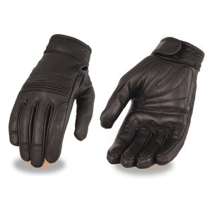 Ladies Premium Leather Riding Glove w/ Gel Pam & Flex Knuckles