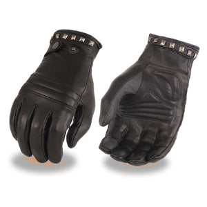 Ladies Leather Thermal Lined Glove w/ Studding Detail – Touch Screen Fingers