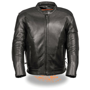 Men's Side Lace Vented Scooter Jacket