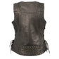 Women's Lightweight Lace to Lace Snap Front Vest - MLL4525