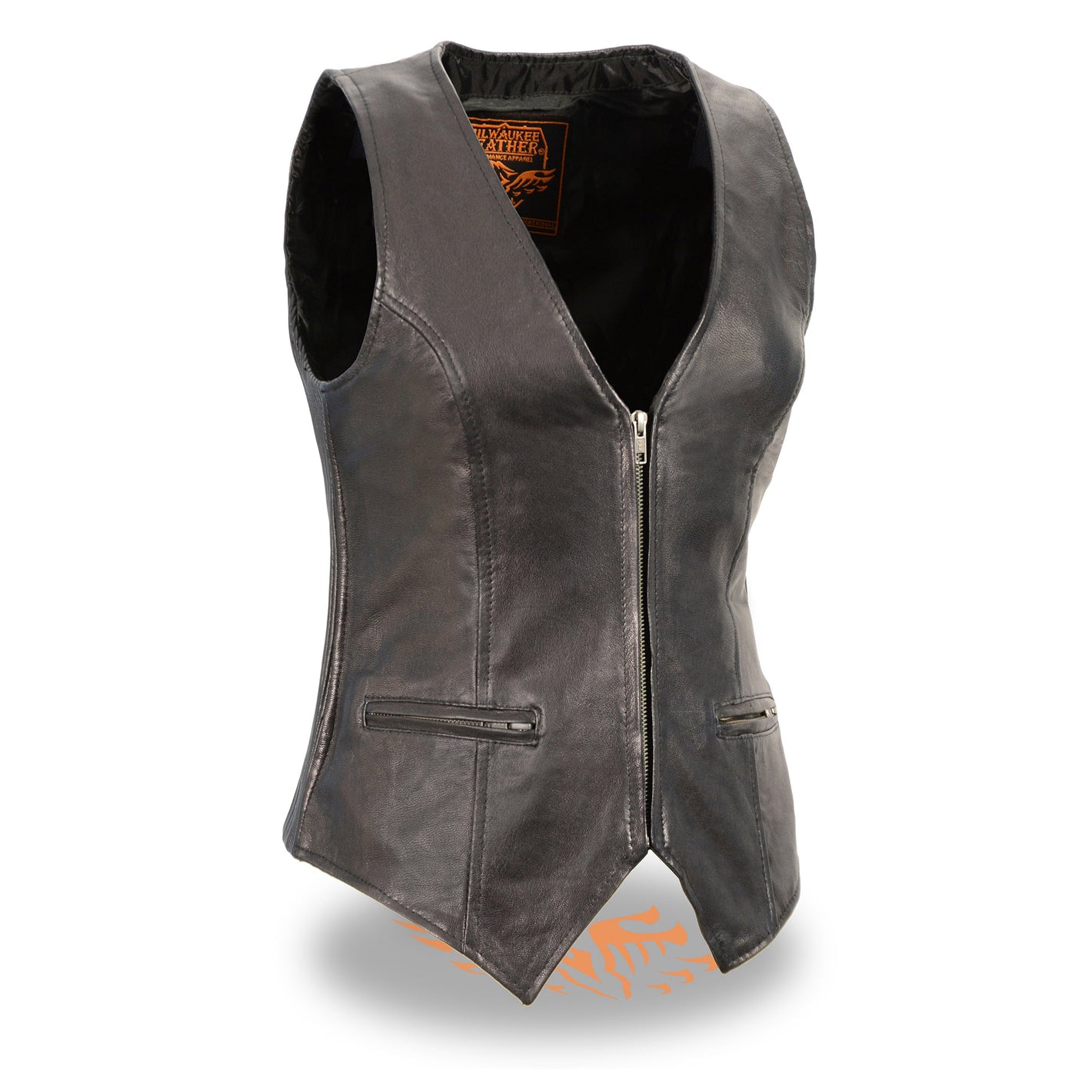 Ladies Lightweight Zipper Front Side Stretch Vest