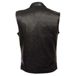 Men's Open Neck Snap/Zip Front Club Vest