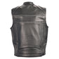Men's Reflective Band & Piping Zipper Front Vest