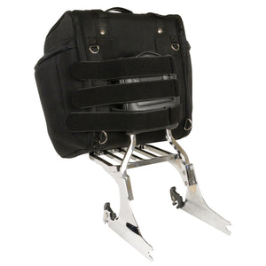 Medium Textile Back Rest Sissy Bar Rack Bag (14X16X11)