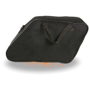 Textile Slant Saddle Bag Liner w/ Carry Handle (14x10x5)