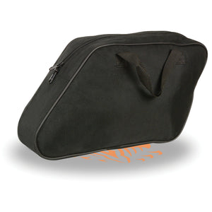 Textile Slant Saddle Bag Liner w/ Carry Handle (14x10x5)