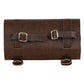 Two Buckle Antique Brown PVC Studded Tool Bag w/ Quick Release (10X4.5X3.25)