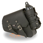 Right Side PVC Swing Arm Bag w/ Bottle Holder, Interior Gun & Ammo Holster (13X7X3) 