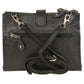 Leather Studded Wallet Shoulder Bag