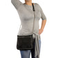 Ladies Chain Strap Riveted Shoulder Bag w/ Gun Pocket