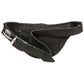 Unisex Hand Braided Leather Hip Bag w/ Stone Inlay & Gun Holster