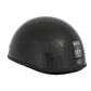 MPH DOT Half Helmet w/ Carbon Fiber Look Shiny Black