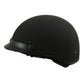 MPH DOT Helmet w/ Drop Sun Visor Carbon Fiber Look Matte Black