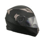 Milwaukee Performance Modular Full Face DOT Approved Racing Helmet w/ Sun Visor