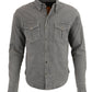 Men's Armored Denim Biker Shirt w/ Aramid® by DuPont™ Fibers