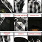 Men's Armored Checkered Flannel Biker Shirt w/ Aramid® by DuPont™ Fibers