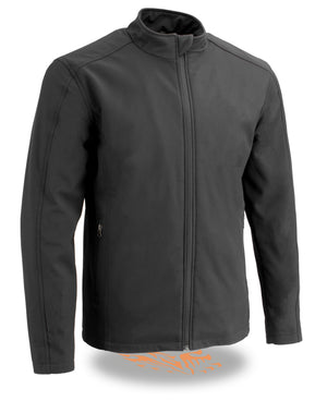 Men's Waterproof Lightweight Zipper Front Soft Shell Jacket