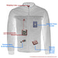 Mens Textile & Fleece Combo jacket w/ Reflective Detailing