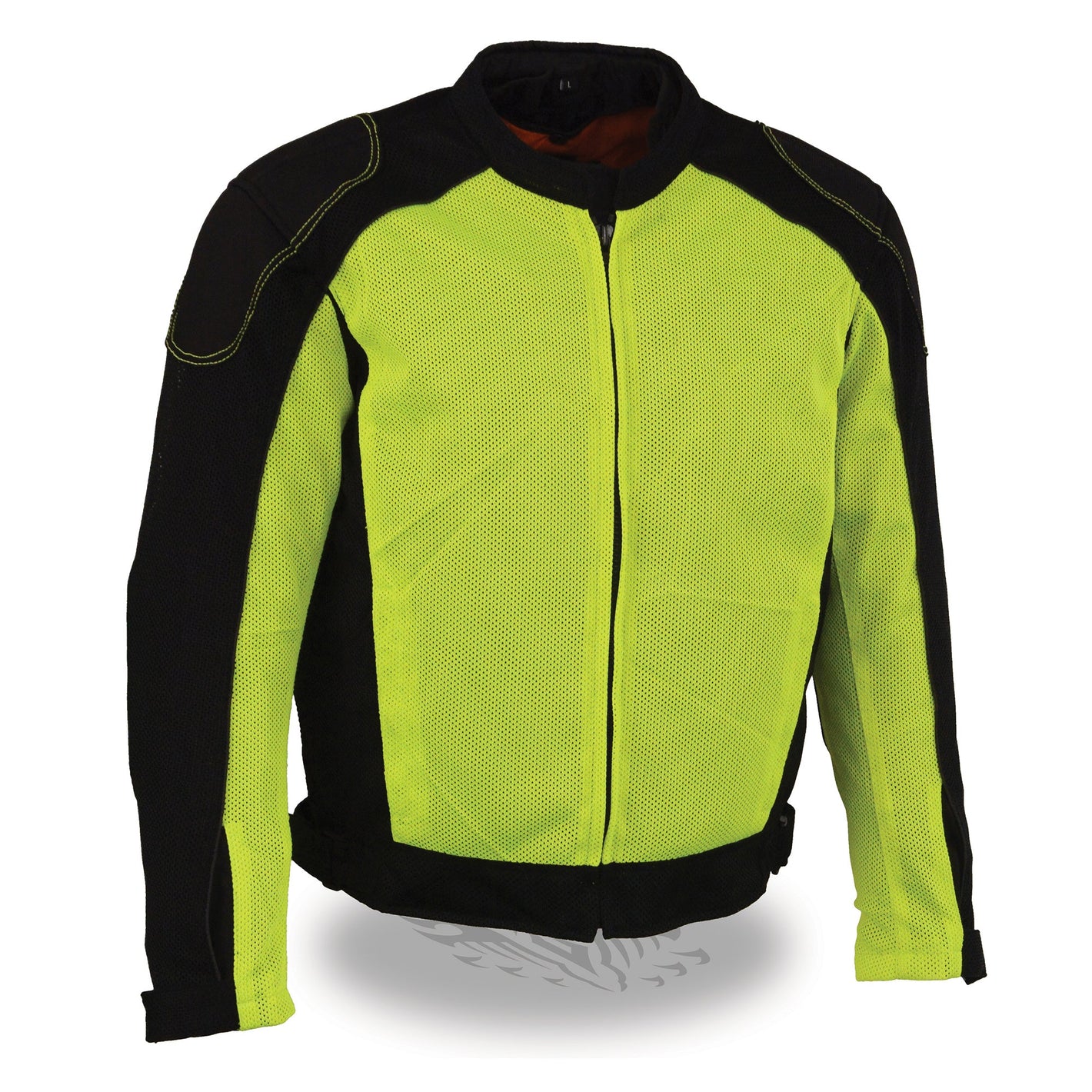 Men's High Visibility Mesh Racer Jacket w/ Removable Rain Jacket Liner