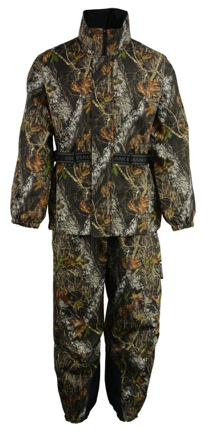 Men's Mossy Oak® Camouflage Rain Suit Water Proof w/ Reflective Piping