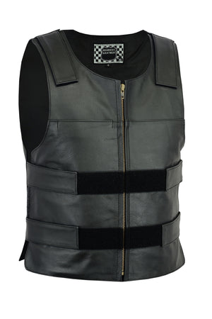 Bulletproof Style tactical street leather vest