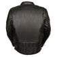 Men's Side Lace Vented Scooter Jacket-Tall