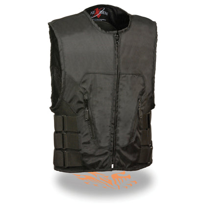 Men's Textile SWAT Style Biker Vest