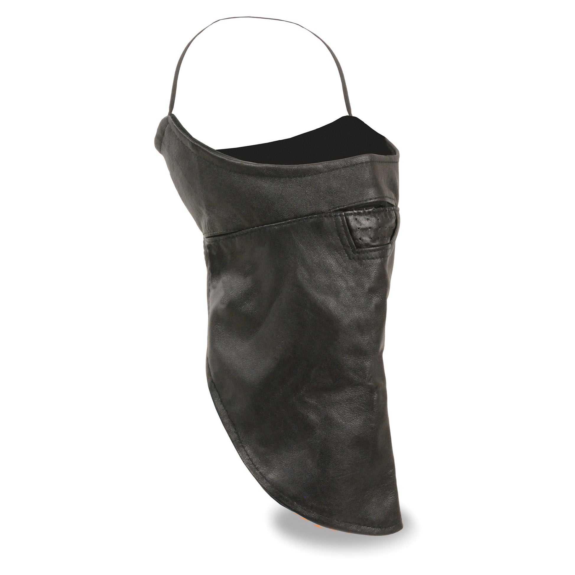 Unisex Premium Leather Face Mask w/ Fleece Liner