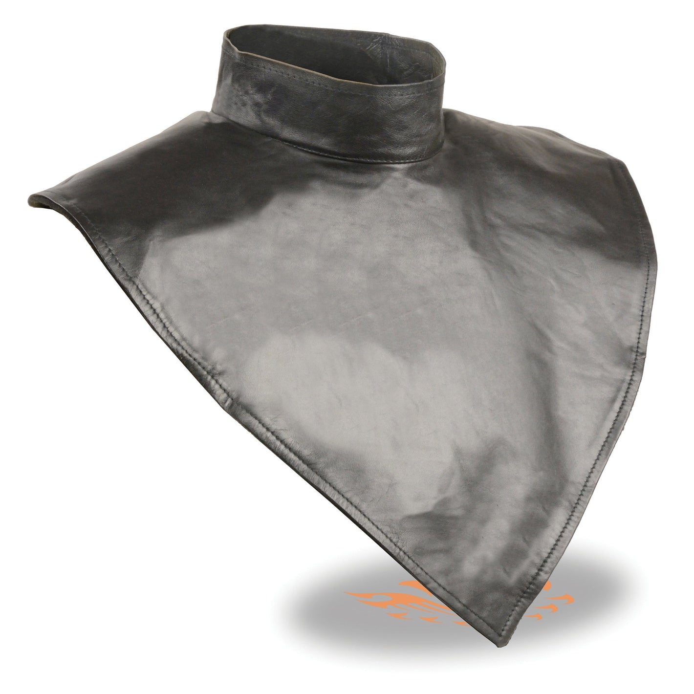 Unisex Premium Leather Neck Warmer w/ Fleece Liner