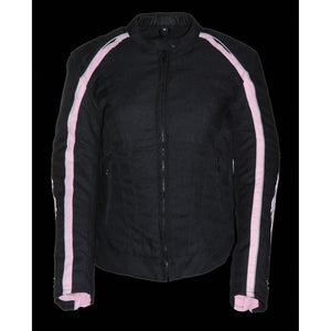 Women's Textile Jacket w/ Stud & Wings Detailing