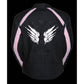 Women's Textile Jacket w/ Stud & Wings Detailing