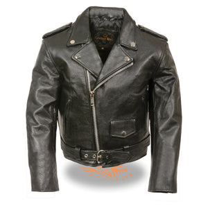 Toddlers Traditional Style Motorcycle Jacket