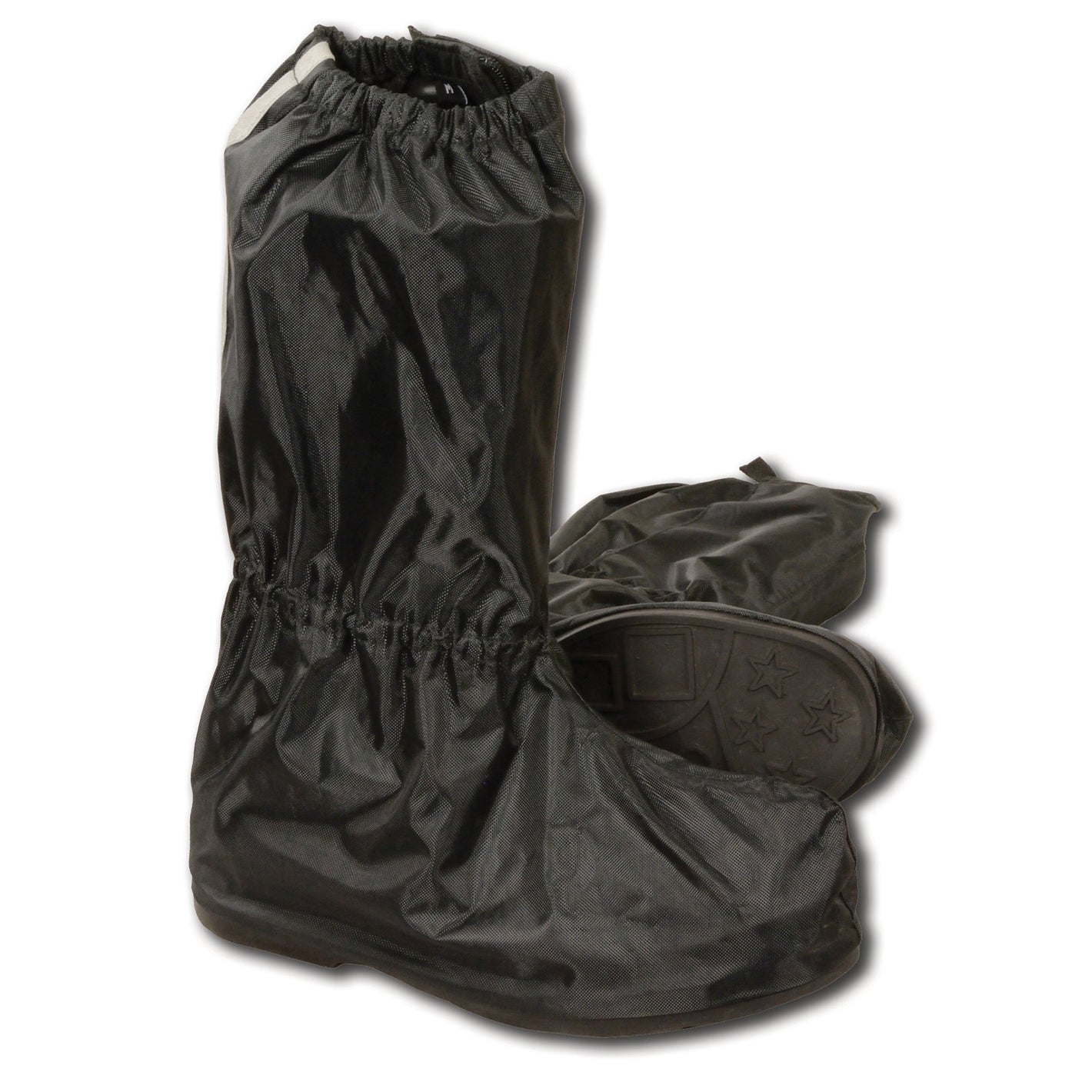 Men's Full Coverage Rain Boot Cover w/ Hard Walking Sole