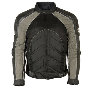 Men's Combo Leather/Textile/Mesh Racer Jacket
