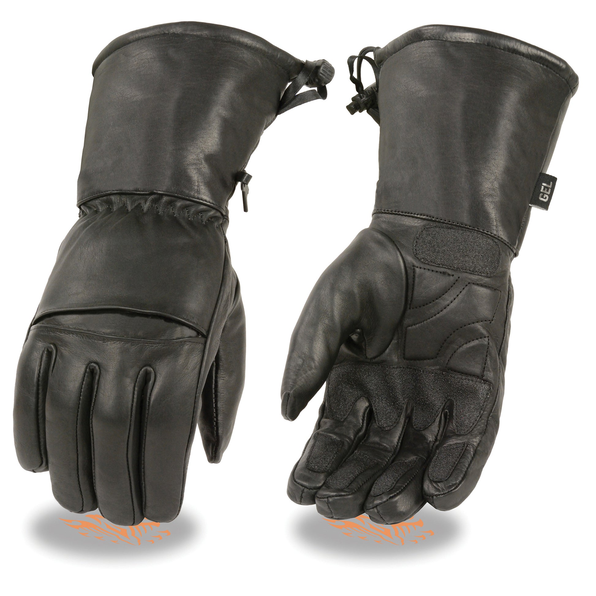 Men's Waterproof Gauntlet Gloves w/ Flex Knuckles