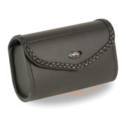 Small PVC Braided Windshield Bag with  Velcro Closure (8X8X4)