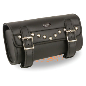 Large Two Buckle Studded PVC Tool Bag w/ Quick Release(10X4.5X3.25)