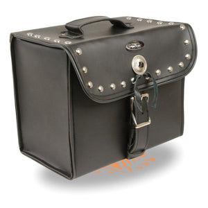 Medium Studded PVC Sissy Bar Carry Bag (12X9.5X6.5)