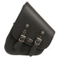 Right Side Tall Slanted PVC Swing Arm Bag w/ Buffalo Snaps (14.5X7X3X10)