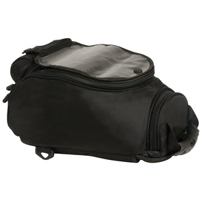 Large Nylon Magnetic Tank Bag w/ Double Access Zippers (9.5X7X13)