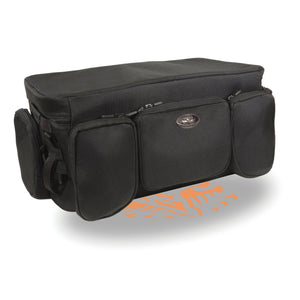 Large Nylon Squared Sissy Bar Rack Bag (21X11X12.5)