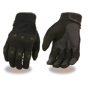 Men's Padded Knuckle Mechanics Glove w/ Amara Palm